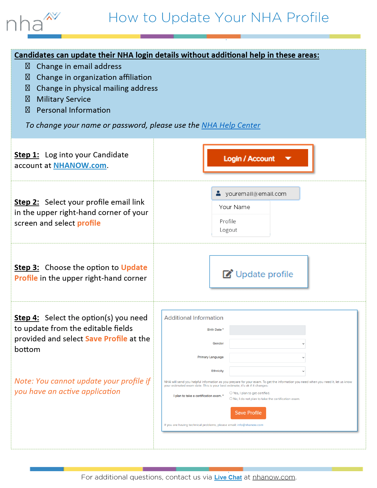 Candidate Profile Update Pdf - Best Dark Wallpapers in Full HD